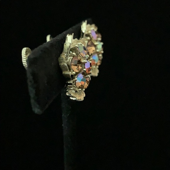 Stunning 1950/60s  vintage Lisner w/AB crystals - Picture 3 of 7